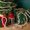 16 Feet Christmas Wood Bead Garland Wooden Bead Garland for Christmas Tree Holiday Decoration (Retro White)